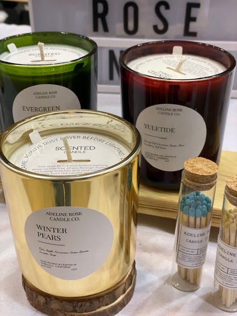 Hand Poured 100% Soy Candles - WINTER PEARS