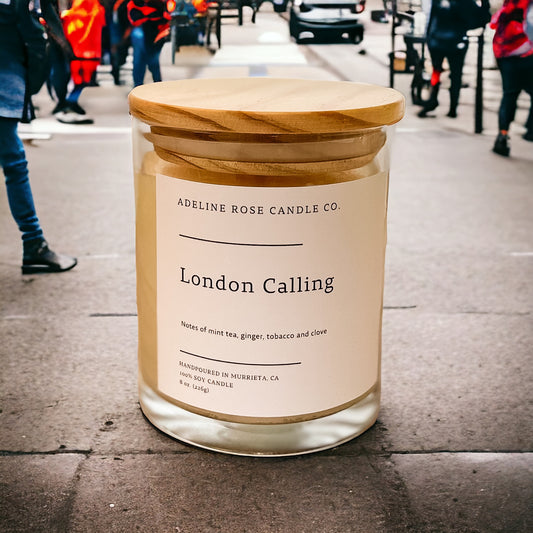 Hand Poured 100% Soy Candles - LONDON CALLING