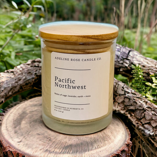 Hand Poured 100% Soy Candles - PACIFIC NORTHWEST