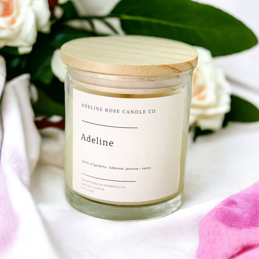 Hand Poured 100% Soy Candles - ADELINE