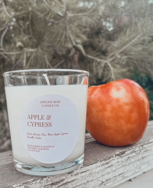 APPLE CYPRESS - 100% SOY CANDLE -